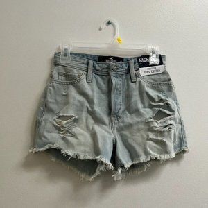 Hollister High Rise Mom Shorts 3” Inseam US 1